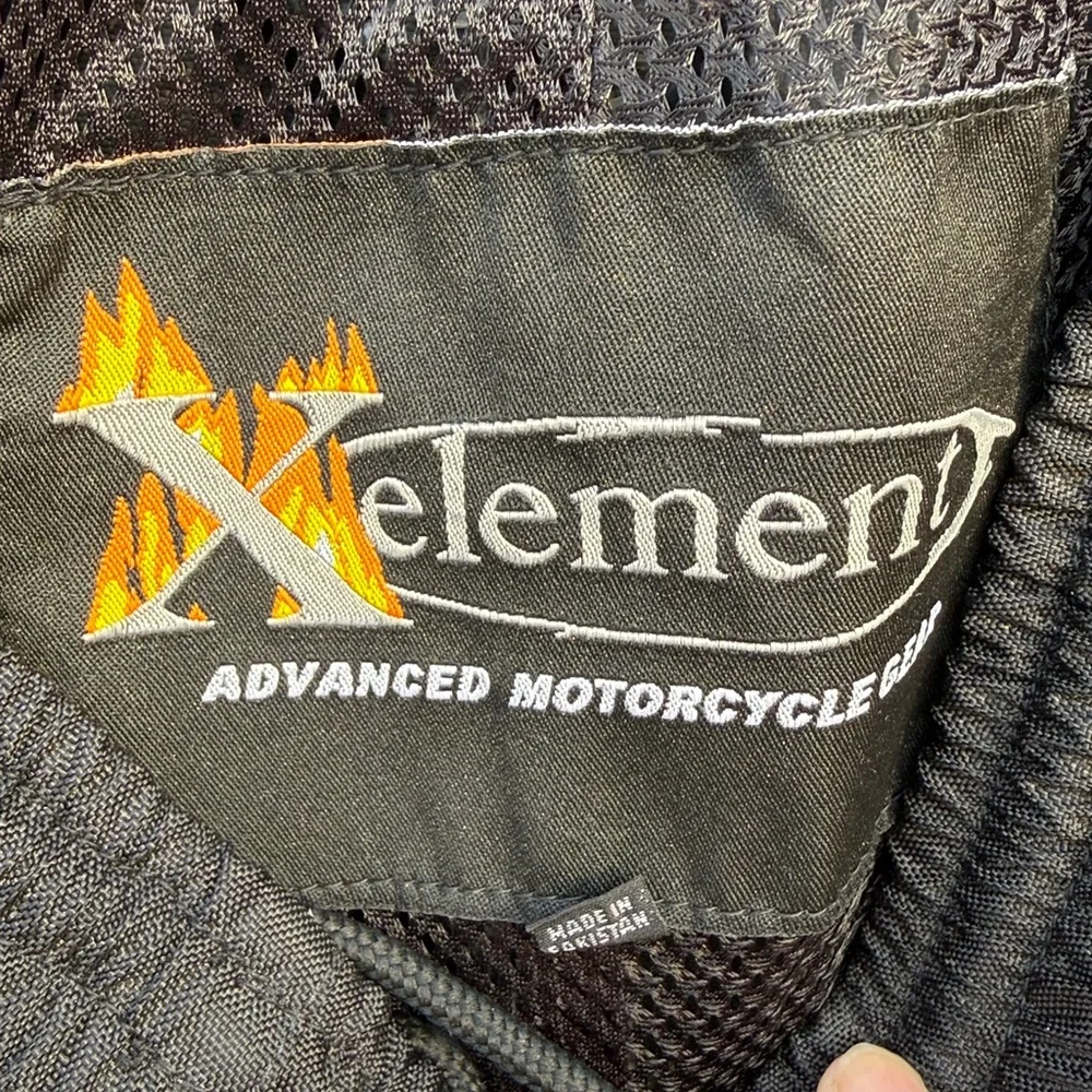 Xelement Mens Sz XL Advanced Motorcycle Gear Heat Protection Pants Black Purple